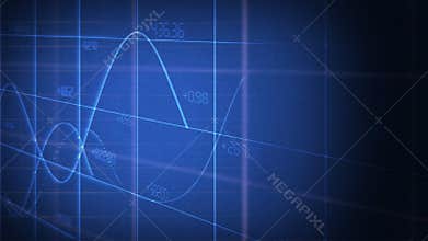 financial charts and graphs background