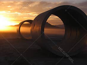Pending Solstice at Sun Tunnels