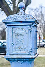 Vintage Milwaukee Fire and Police Alarm Box
