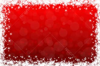 Merry Christmas red background with copy space