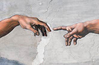 The Cappella Sistina Sistine Chapel with The Last Judgement, Artist Michelangelo Buonarroti, Italy Rome