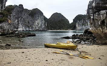 Kayaking in Vietnam