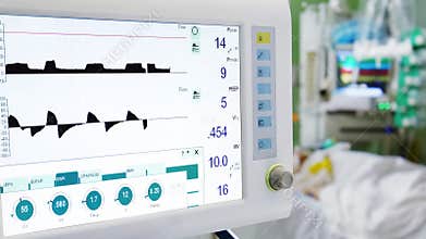 Lung Ventilator in Intensive Care Unit