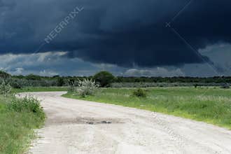 Rain in Namibia