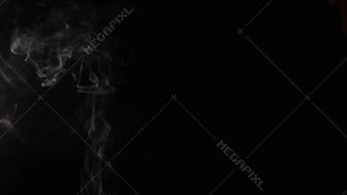 Beautiful smoke on the left side of the frame.