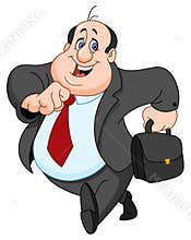 Cheerful businessman