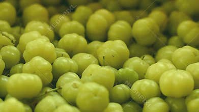 Amla yellow color fruit ripe vitamin c