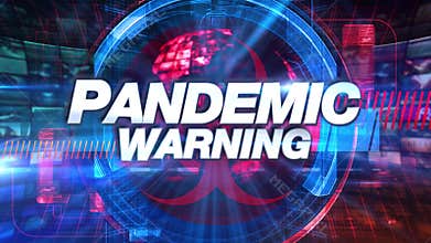 Pandemic Warning - Media TV Animation Graphic Title