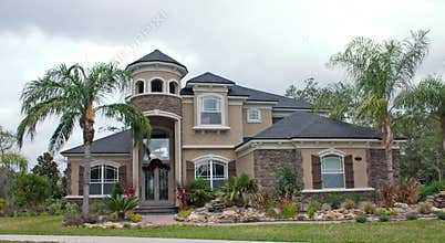 Stone accents new home 10