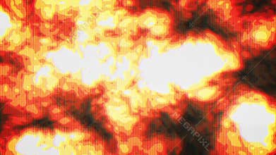 Abstract Satellite War Fire Explosion Background Loop