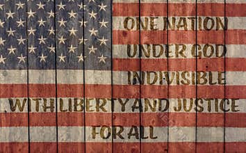 Vintage american flag for which it stands