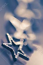 The blurred military star