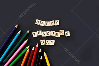 Happy teachers day card