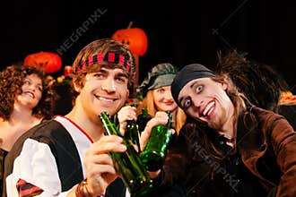 Party for carnival or Halloween