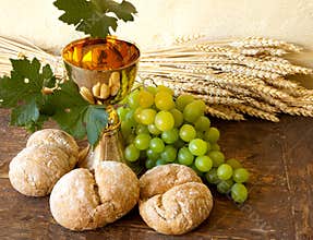Grapes for holy wine