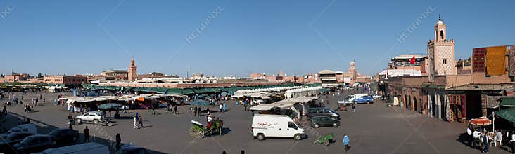 Place el-fna Marrakesh morocco