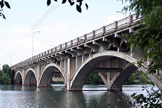 Historic Lamar Bridge in Austin, Texas