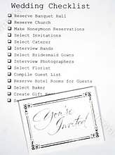 Wedding Checklist