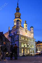 Town Hall at night. Poznan. Poland
