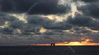 Norway, Bergen 02 July 2023. Offshore Oil and Gas Production Technologies. Oil and gas industry