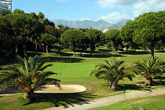 Golf course, Marbella, Spain.