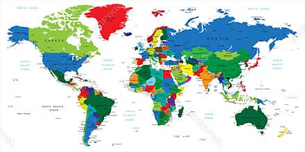 World map-countries