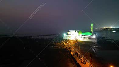 Haji Ali Dargah Mumbai Drone Footage,