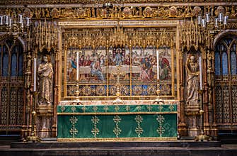 London, England: Westminster Abbey, formally titled the Collegiate Church of Saint Peter at Westminster