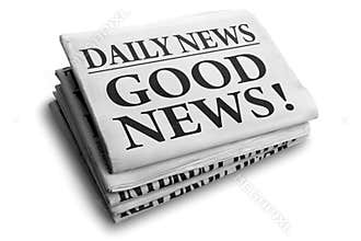 Good news daily newspaper headline