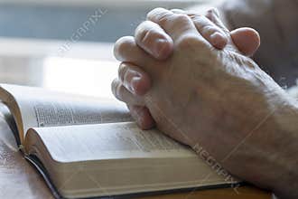 Praying Old Hands