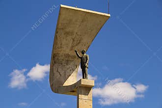 JK Memorial, architectural project by Oscar Niemeyer.
