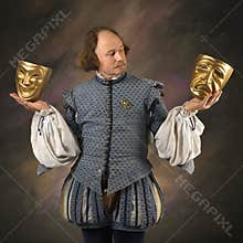 Shakespeare with mask