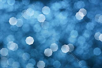 Abstract blue Christmas background