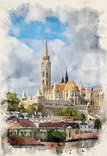 Matthias Church in Budapest, Hungary