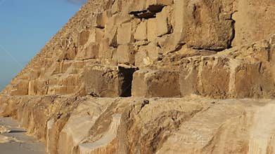 An ancient Egyptian Pyramid of Giza, Egypt
