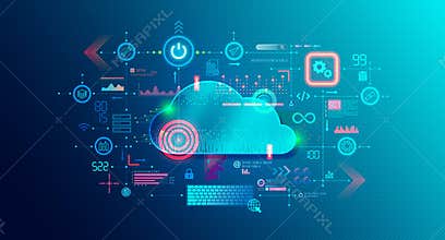 Cloud-native Apps and Cloud-native Technologies - Conceptual Illustration