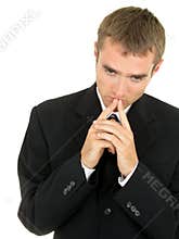 Businessman thinking