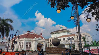 the center of the city of Bandung