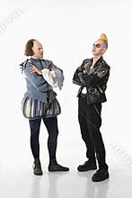 Shakespeare and punk man.