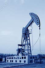 Oil pumping unit in working