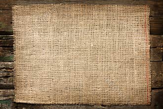 Burlap jute canvas vintage background