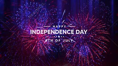 Happy July 4th Independence day celebration, Memorial Day of USA V2