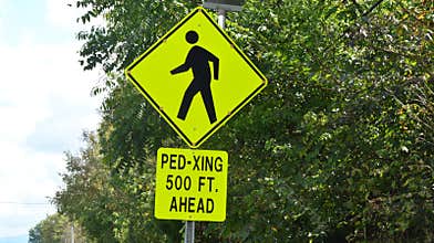 Ped-xing sign