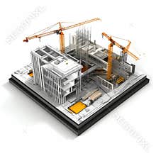construction bim pictogram