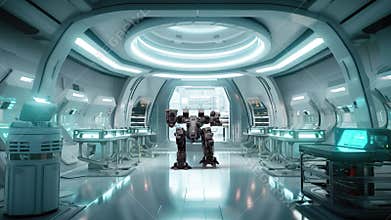 Science Fiction Robot Walking, Technology