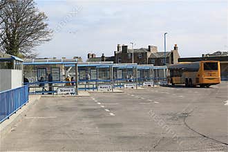 Coach at the Kirkcaldy Bus Station