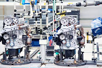 Manufacturing of car engine