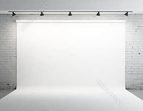 White backdrop