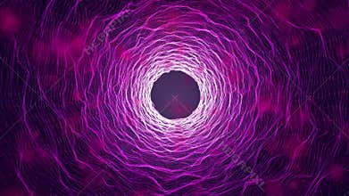 Cosmic Wormhole Tunnel Bacterium Future