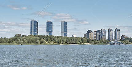 Residential areas of Kazan, Russia. Complex The Atlantis Deluxe